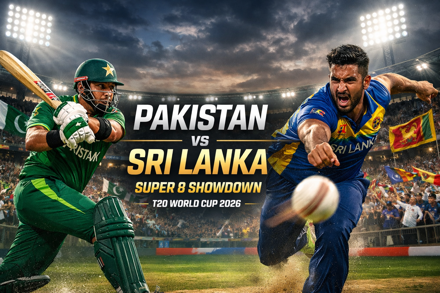 Pakistan vs Sri Lanka Super 8 – Full Match Preview, Pitch Report & Key Players  T20 World Cup 2026