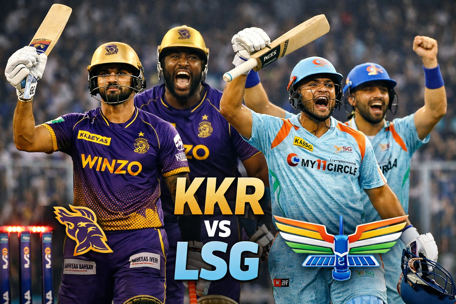 KKR vs LSG Thriller: Lucknow Edge Past Kolkata in Last-Over Finish.
